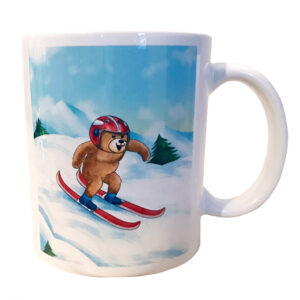 Snowbearski Mug 2 - Skiing