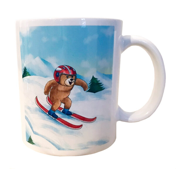 Snowbearski Mug 2 - Skiing